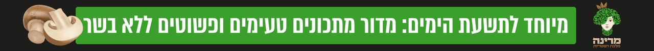 מדור מתכוני הפטריות של כיפה ומרינה