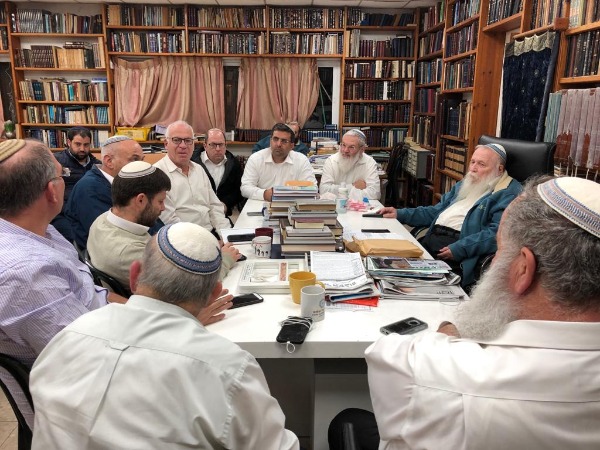 הפגישה אצל הרב