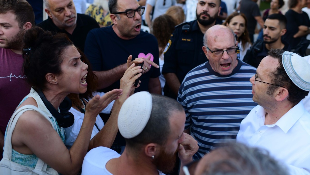 עימותים בכל נדרי בתל אביב