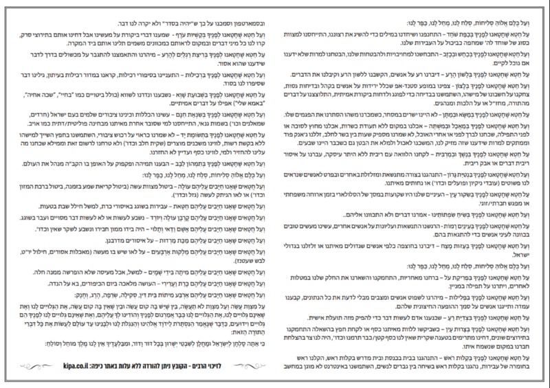 סדר הוידוי