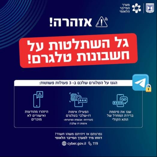 אזהרת מערך הסייבר הלאומי