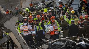 זירת נפילה צילום: Yonatan Sindel,Flash90 חדשות
