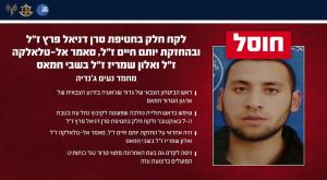 המחבל שחוסל צילום: דובר צה"ל מבזקים