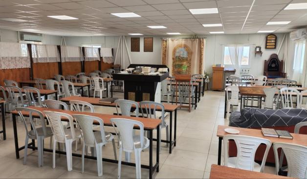 בית הכנסת באיבי הנחל צילום: גילעד גולדברג חדשות