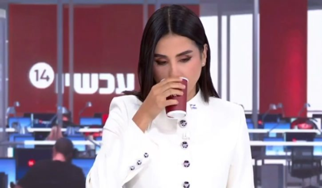 מגי טביבי שוברת את הצום צילום: ערוץ 14, צילום מסך טלוויזיה