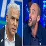 איתמר פליישמן ולפיד צילום: Yonatan Sindel,Flash90, צילום מסך ערוץ 14 חדשות