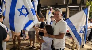 עמיעד טאוב בצעדה צילום: באדיבות סיעת מחוברים למודיעין חדשות