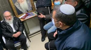 משה ליאון בניחום אצל פולארד צילום: דוברות עירית ירושלים חדשות
