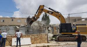 הריסת בתי נתיב האבות צילום: מטה המאבק בנתיב האבות חדשות