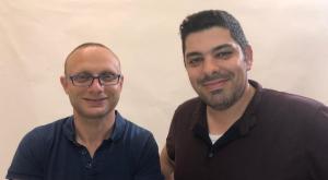 אריק בן שמעון ואסי טלמון צילום: הותר לשימוש ברנז'ה