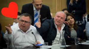 חברי הכנסת דודי אמסלם ודוד ביטן צילום: פלאש 90, יונתן זינדל טו באב