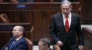נתניהו ובנט במליאו צילום:  Yonatan Sindel/Flash90 פוליטי