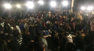 תומכים ומתבצרים. נתיב האבות צילום: מטה המאבק למען נתיב האבות חדשות