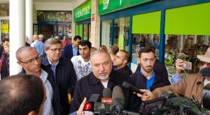 ליברמן בשדרות צילום: מיכאל פייגין חדשות