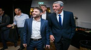 הולכים ביחד גם הפעם | השרים פרץ וסמוטריץ' צילום: פלאש 90. יונתן זינדל חדשות