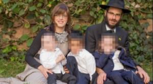 הרב נוטיק, רעייתו וילידיהם צילום: באדיבות המצולמים חדשות