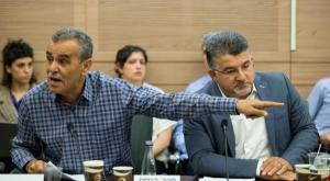 חברי הרשימה המשותפת נגד להב"ה צילום: פלאש 90. יונתן זינדל חדשות