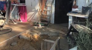 הבית שנפגע בעוטף עזה צילום: דוברות מועצת אשכול חדשות