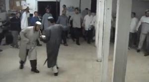 הרב רזיאל בריקוד מימיו בגוש קטיף צילום: צילום מסך חדשות