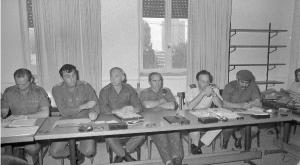 פורום המטכ"ל בישיבה צילום: תצלום דובר צהל,   באדיבות ארכיון צה"ל במשרד הביטחון חדשות