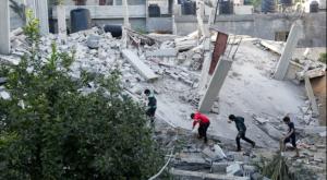 רצועת עזה לאחר תקיפות חיל האוויר צילום: פלאש 90. עבד רחים חטיב חדשות