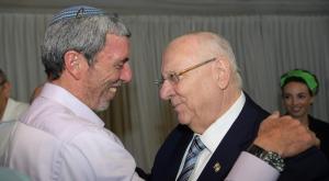 ריבלין והרב פרץ צילום: עמוס בן גרשום. לע"מ חדשות