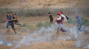 ההפגנות אתמול ברצועת עזה צילום: פלאש 90. חסן ג'די ביטחון