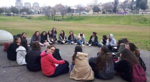 התלמידים והתלמידות בסמינריון צילום: יחצ קרית חינוך שעלבים חינוך והדרכה