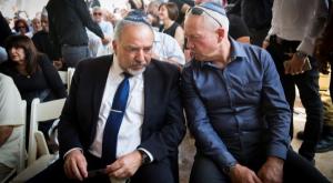 גלנט וליברמן. מברכים על החיסול צילום: פלאש 90. מרים אלסטר חדשות