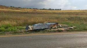 האנדרטה לזכר הרב מאיר חי הי"ד שהושחתה צילום: המועצה האזורית שומרון חדשות