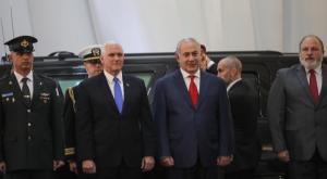 מייק פנס ובנימין נתניהו צילום: הדס פרוש/פלאש 90 חדשות