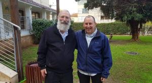 ידעיה לוין והרב בני נכטיילר צילום: יח"צ ברנז'ה