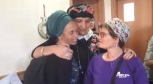 ח"כ מועלם-רפאלי ותמר ניזרי בנתיב האבות צילום: צילום מסך חדשות