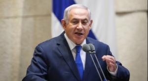 נתניהו במהלך נאומו במליאה צילום: מרים אלסטר/פלאש 90 חדשות