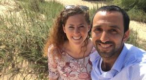 עמיחי סיבוני עם ארוסתו צילום: מתוך דף הפייסבוק של עמיחי סיבוני ברנז'ה