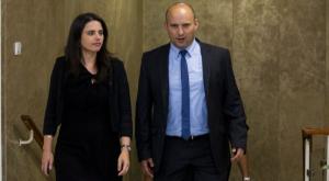 איילת שקד ונפתלי בנט צילום: יונתן סינדל/פלאש 90 חדשות