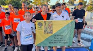 היציאה למירוץ צילום: מועצה אזורית נחל שורק המגזר
