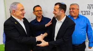יוסי דגן וראש הממשלה צילום: מועצה אזורית שומרון התיישבות
