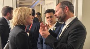 ישראל גנץ בועידה צילום: דוברות בנימין כדאי לדעת