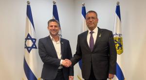 משה ליאון ובצלאל סמוטריץ צילום: דוברות חדשות
