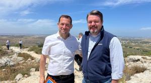 נשיא ארגון המחוקקים בארה"ב ויוסי דגן צילום: רועי חדי חדשות