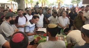 סיום המסכת בבקו"ם, רגע לפני הטירונות צילום: דוברות איגוד ישיבות ההסדר חדשות