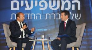 "40 של הליכוד יחסל את הבית היהודי" _ דני קושמרו ויו"ר הבית היהודי נפתלי בנט צילום: צילום: אבשלום ששוני וגדעון מרקוביץ' עבור חברת החדשות חדשות