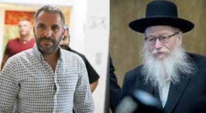 סגן שר הבריאות יעקב ליצמן, וראש עיריית טבריה רון קובי צילום: פלאש 90, יונתן סינדל, דוד כהן חדשות