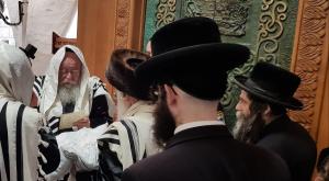ח"כ מוזס בברית במערת המכפלה צילום: נועם ארנון ברנז'ה