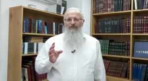 הרב שמואל אליהו צילום: צילום מסך  ביטחון