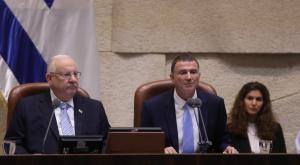 יו"ר הכנסת יולי אדלשטיין ונשיא המדינה רובי ריבלין צילום: דוברות הכנסת חדשות