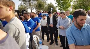 הרב צבי טאו בעצרת נגד מצעד הגאווה בירושלים צילום: חזון חדשות