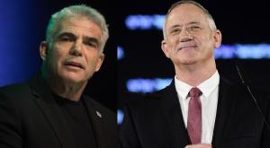 יש רשימה | בני גנץ ויאיר לפיד צילום: פלאש 90 חדשות