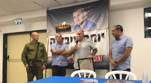 מקבל הצל"ש אסף רביב צילום: דו"צ חדשות